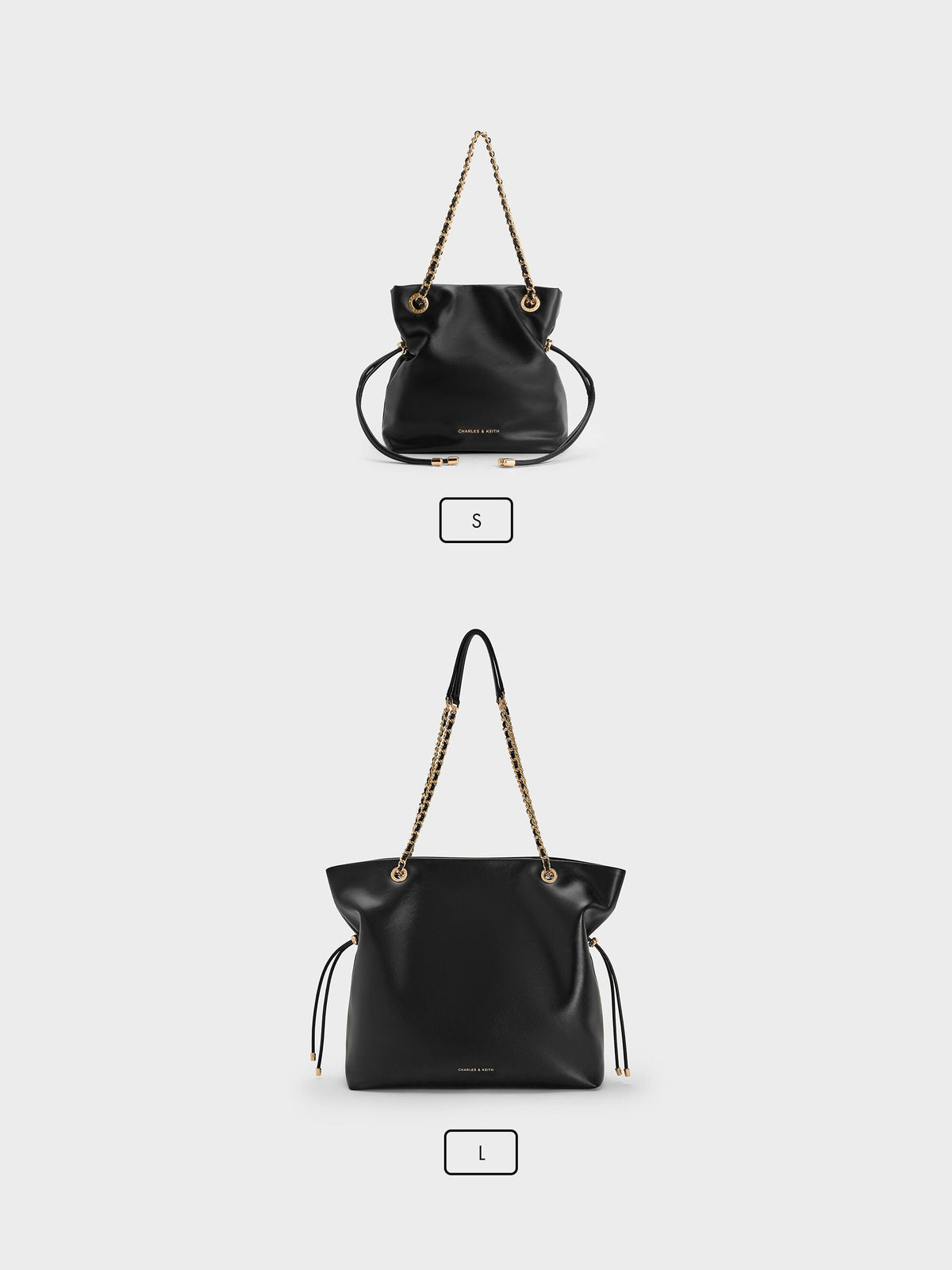 Arya Braided-Chain Tote Bag - Black | CHARLES & KEITH