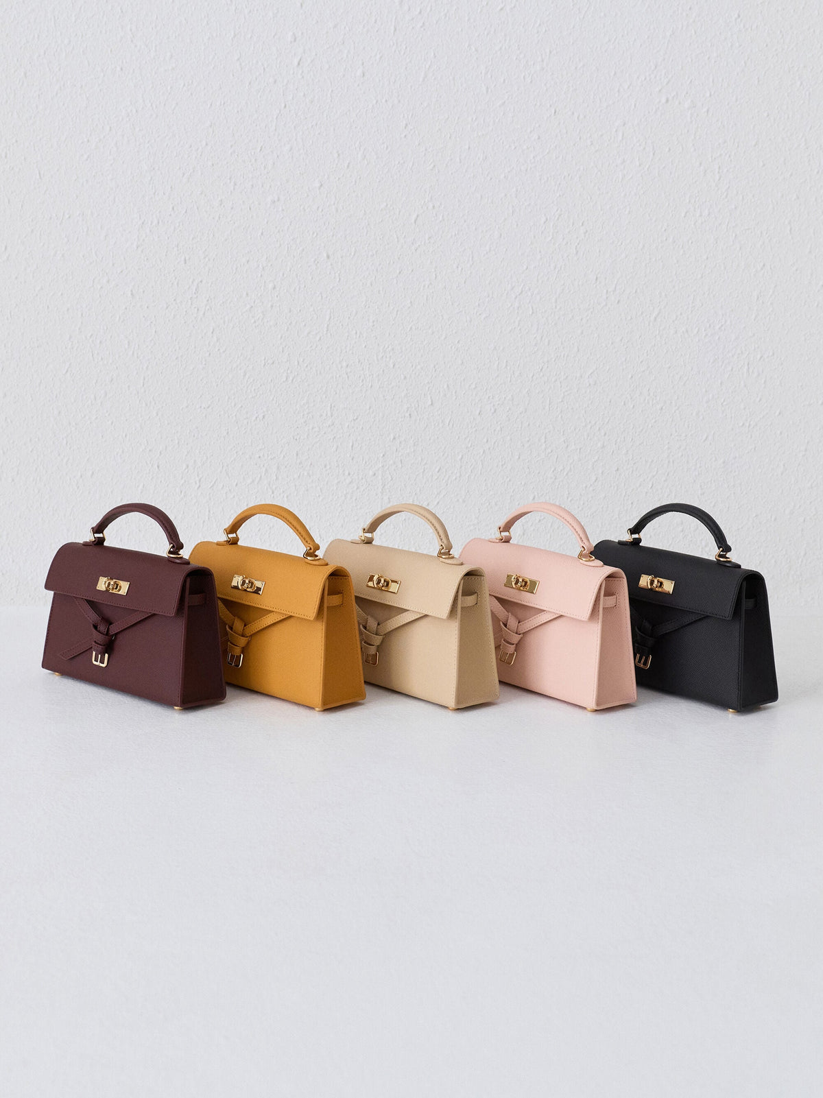 Tricha Knotted-Belt Top Handle Bag - Black | CHARLES & KEITH