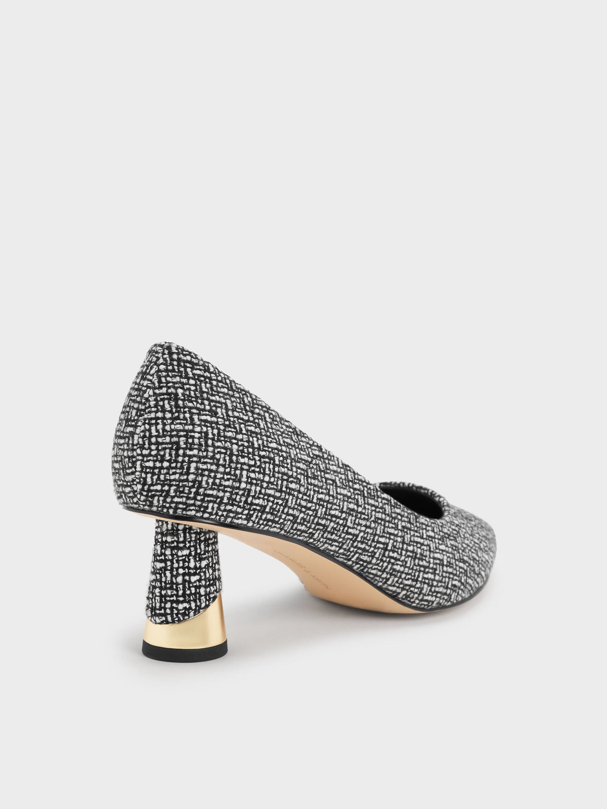 Cammie Tweed Metallic-Heel Pumps - Multi | CHARLES & KEITH