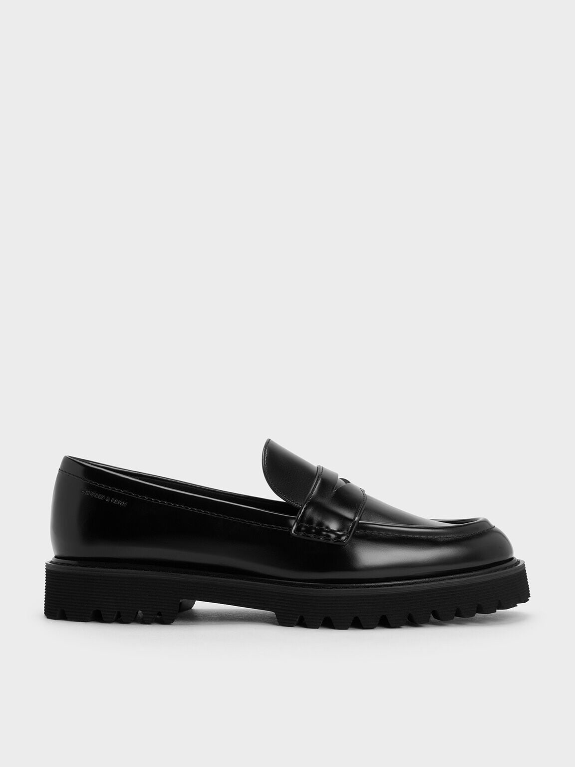 Kaiya Penny Loafers - Black Box | CHARLES & KEITH