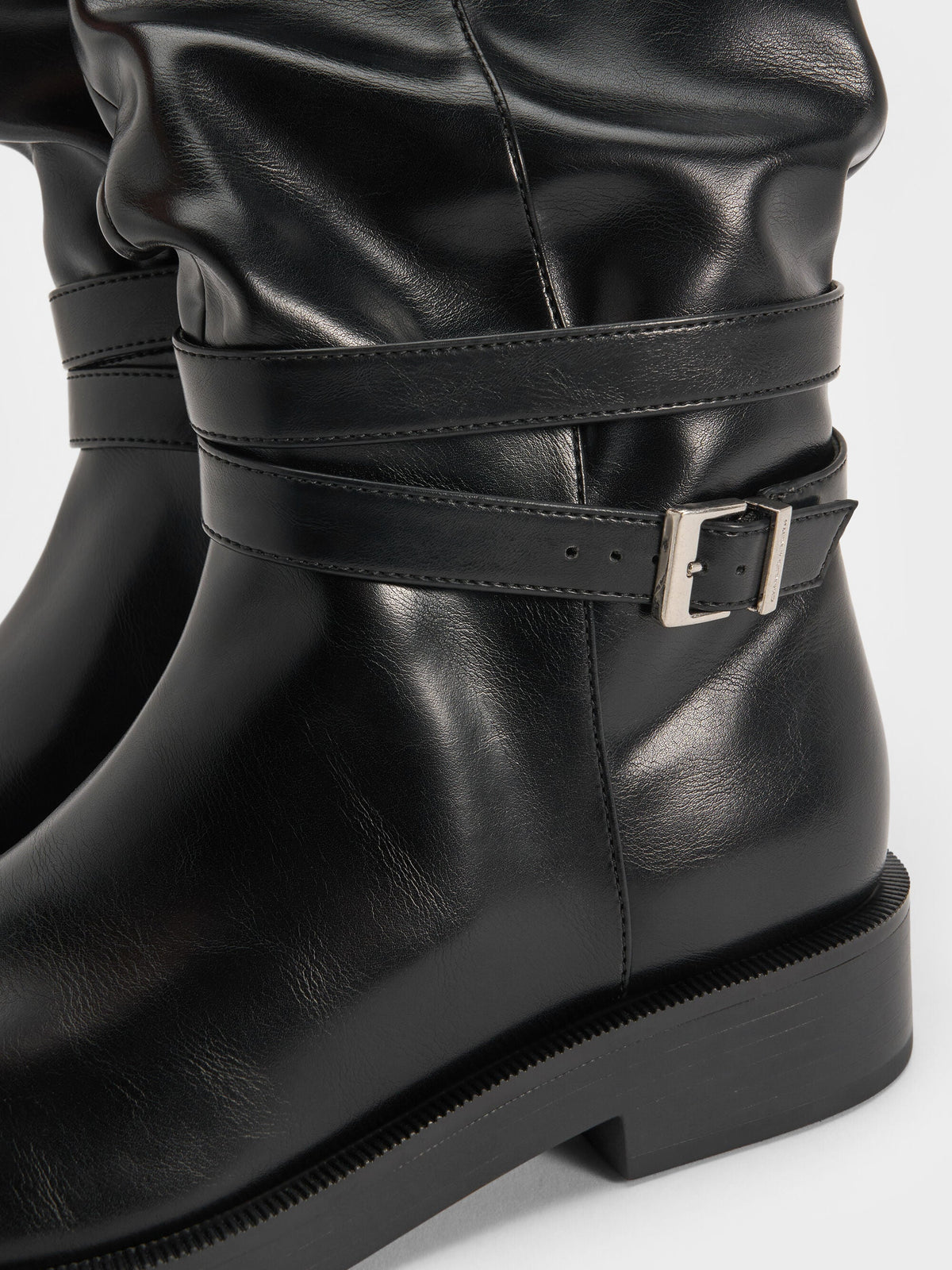 Eilis Thigh-High Boots - Black | CHARLES & KEITH