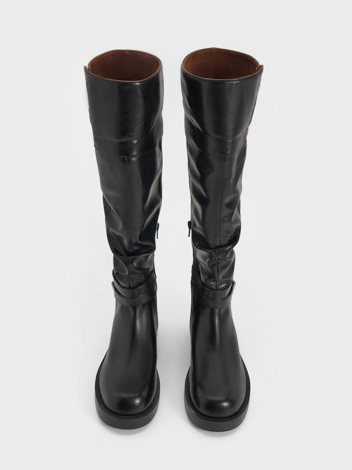 Eilis Thigh-High Boots - Black | CHARLES & KEITH