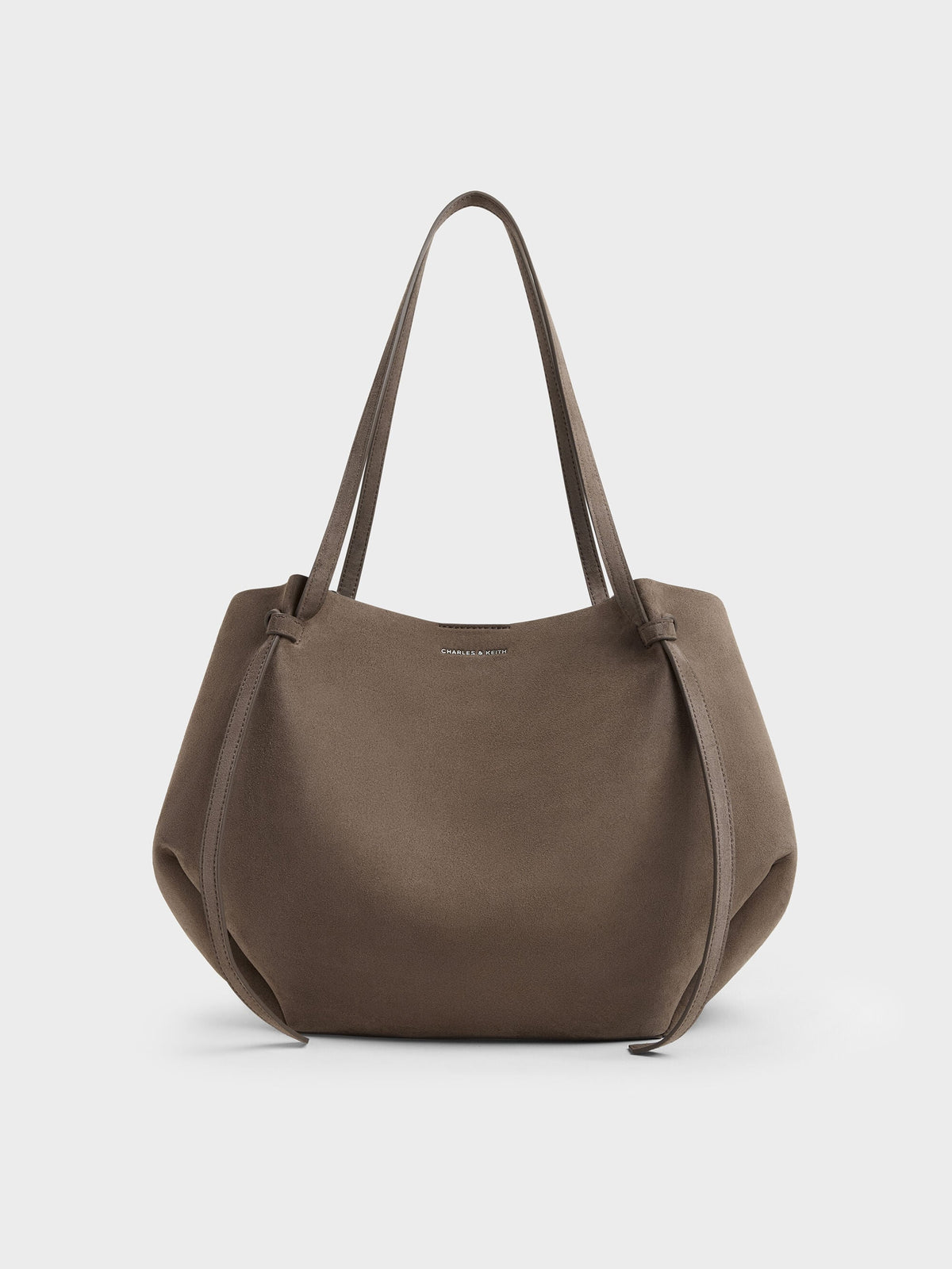 XL Calla Tote Bag - Stone Grey | CHARLES & KEITH