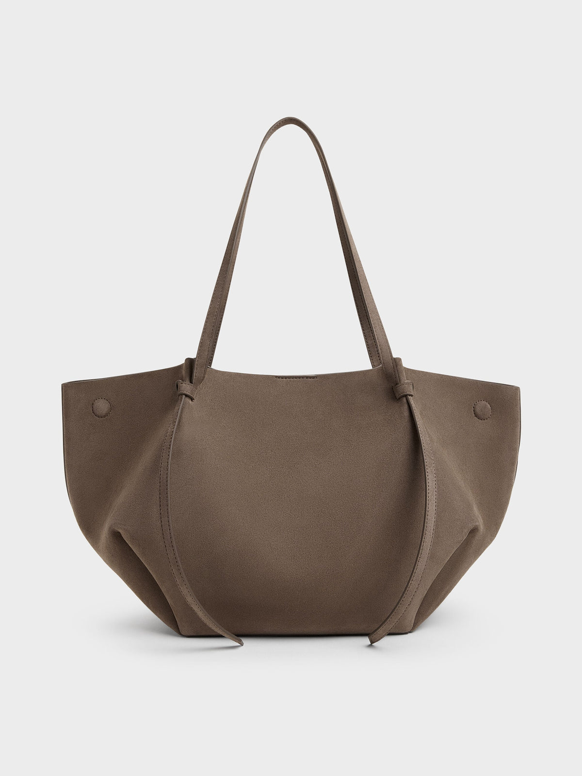 XL Calla Tote Bag - Stone Grey | CHARLES & KEITH