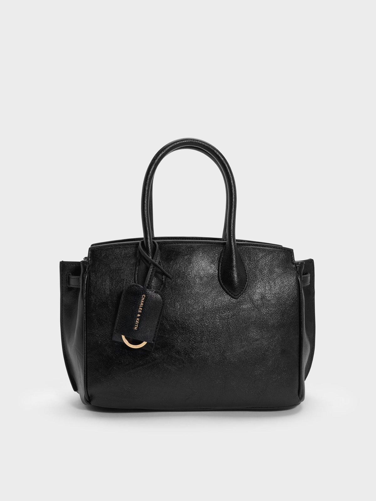 Ginevra Tote Bag - Black | CHARLES & KEITH