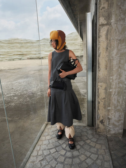 Vega Elongated Bowling Bag - Noir | CHARLES & KEITH