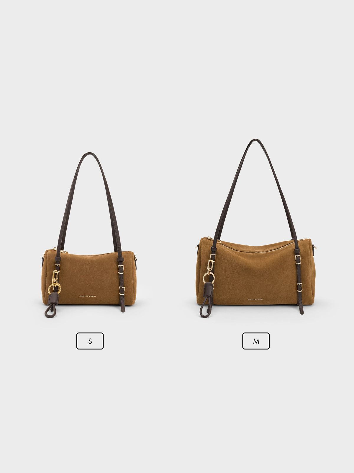 Levy Two-Tone Shoulder Bag - Sahara Sand | CHARLES & KEITH