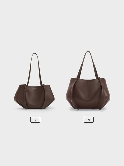 XL Calla Tote Bag - Espresso Brown | CHARLES & KEITH