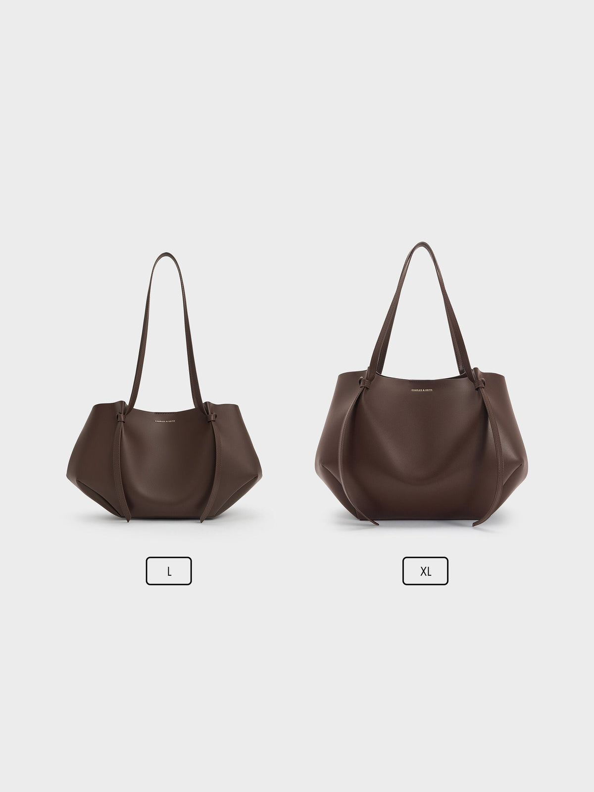Calla Tote Bag - Espresso Brown | CHARLES & KEITH