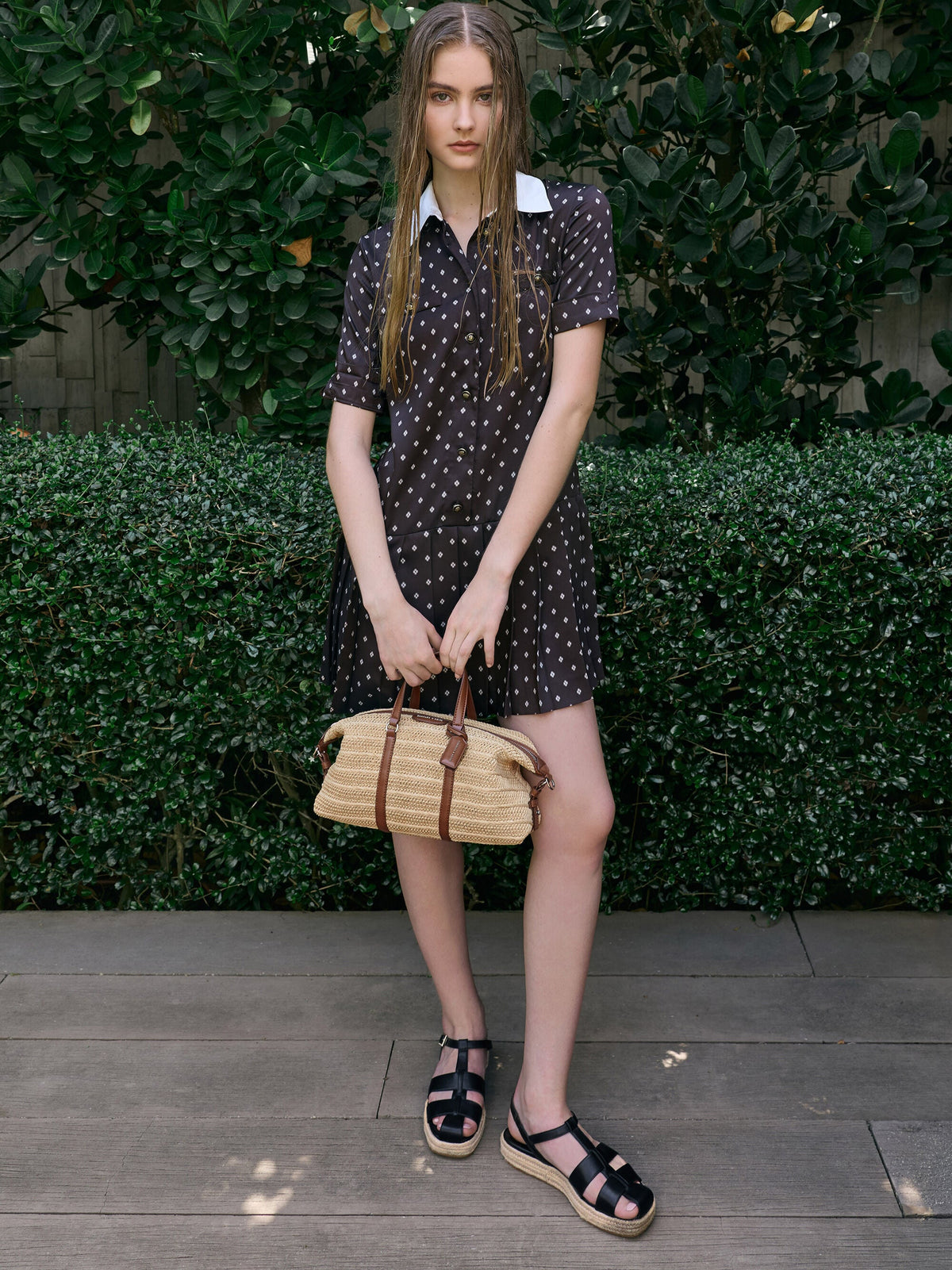 Fergie Woven Bowling Bag - Multi | CHARLES & KEITH