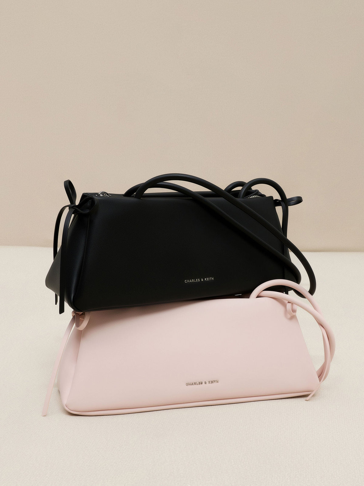 Hazel Bow Shoulder Bag - Noir | CHARLES & KEITH