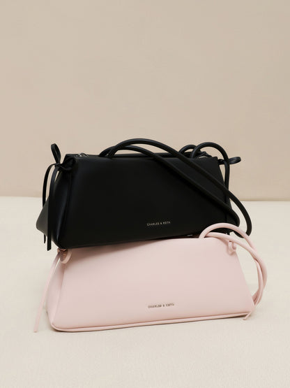 Hazel Bow Shoulder Bag - Noir | CHARLES & KEITH