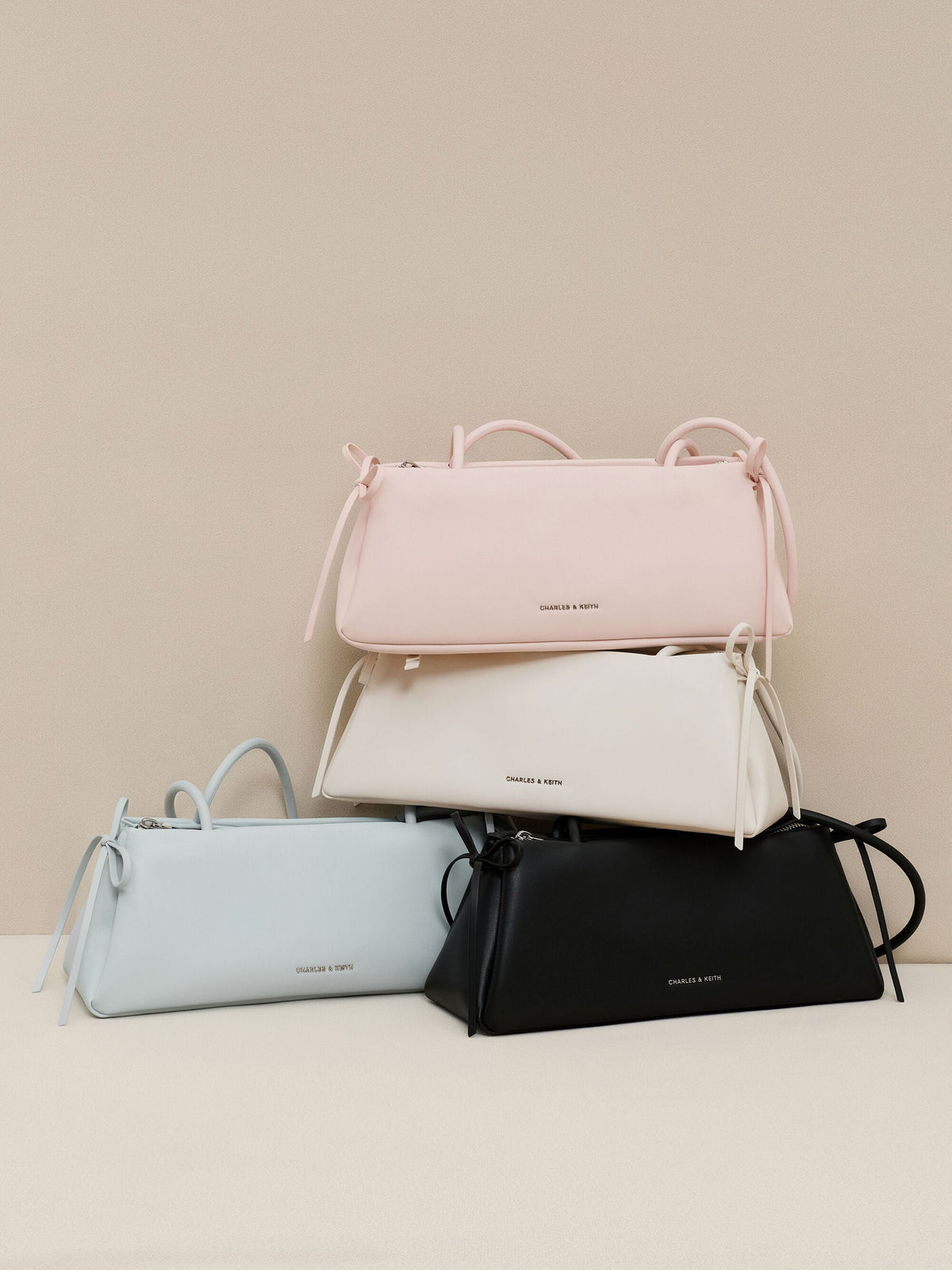 Hazel Bow Shoulder Bag - Noir | CHARLES & KEITH