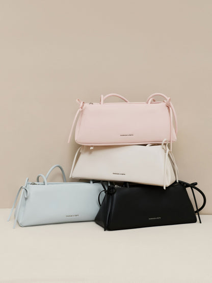 Hazel Bow Shoulder Bag - Noir | CHARLES & KEITH