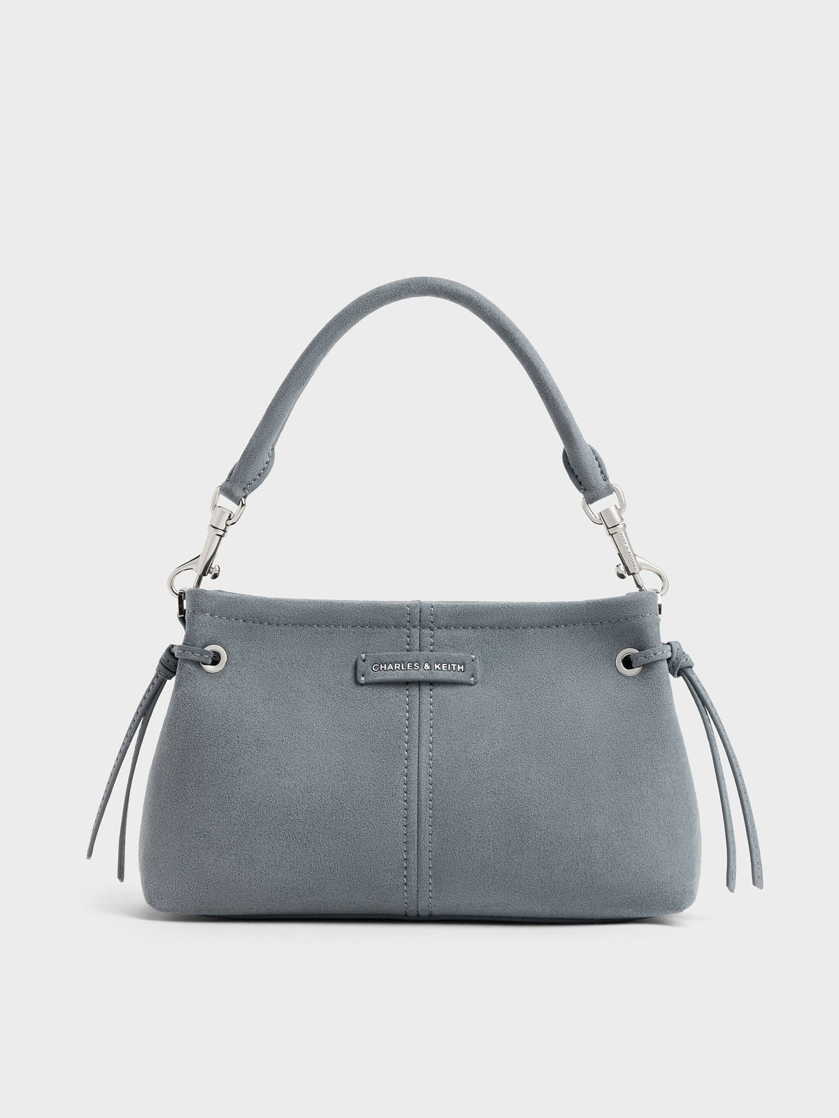 Noane Top Handle Bag - Smoky Blue | CHARLES & KEITH