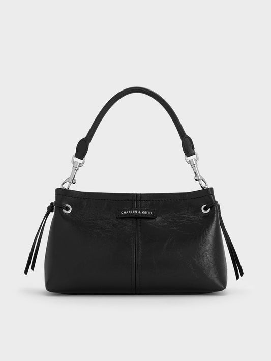 Noane Top Handle Bag - Noir | CHARLES & KEITH