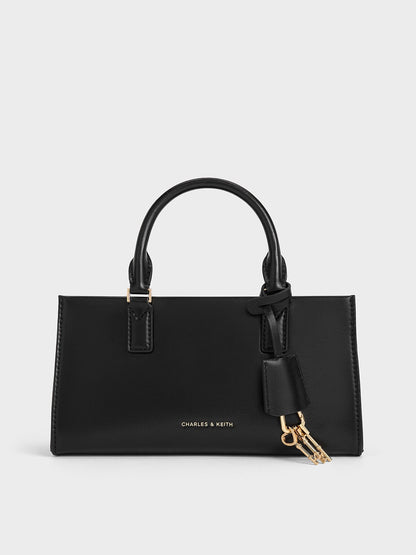Kerry Top Handle Bag - Black | CHARLES & KEITH