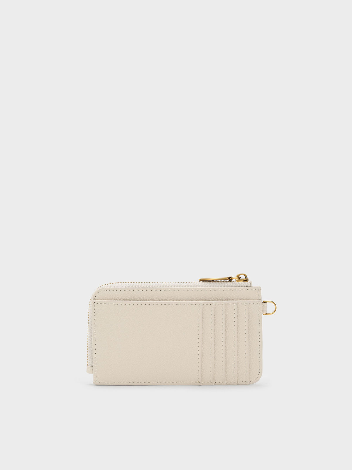 Dixie Wristlet Card Holder - Cream | CHARLES & KEITH