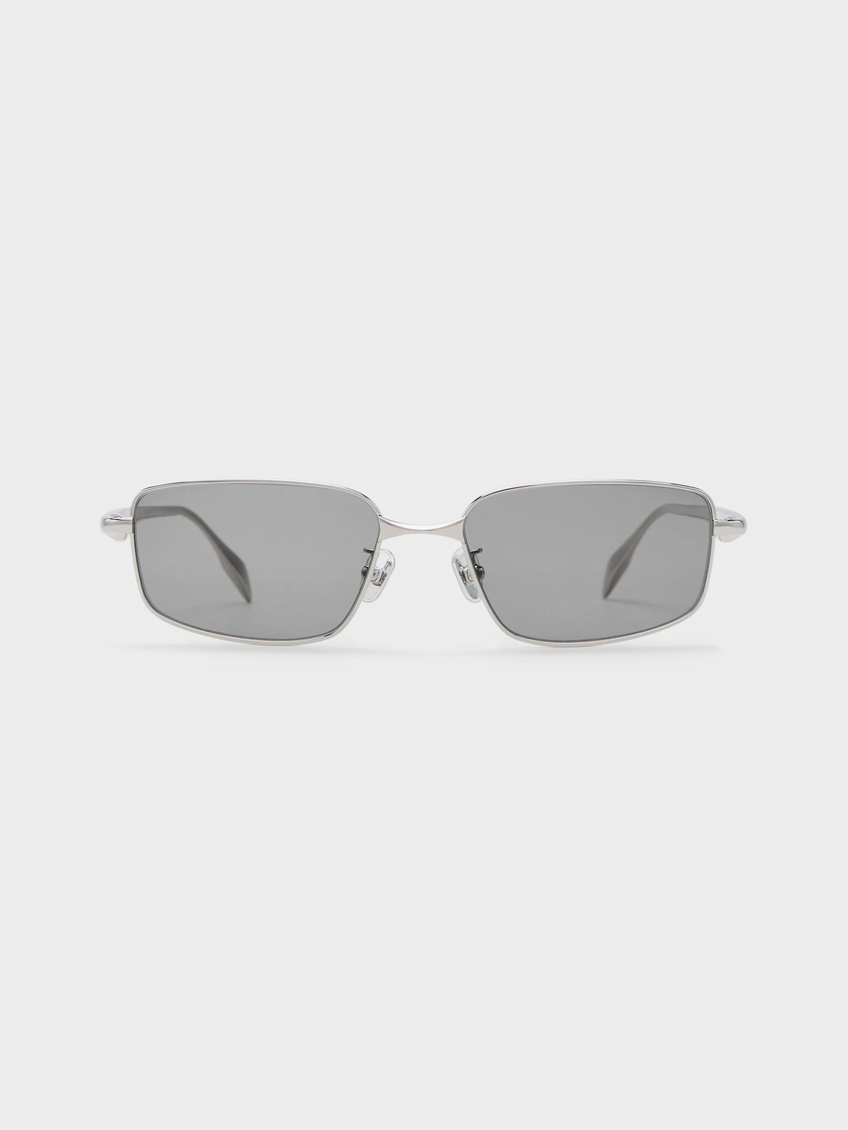 Celestia Rectangular Sunglasses - Silver | CHARLES & KEITH