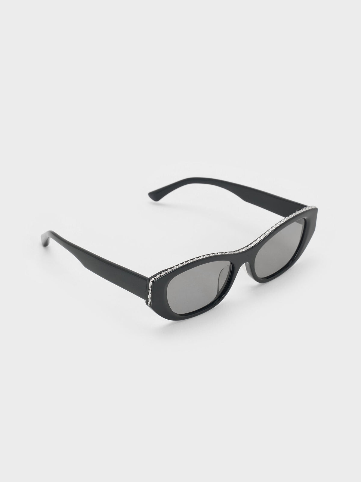 Daenerys Cat-Eye Sunglasses - Noir | CHARLES & KEITH