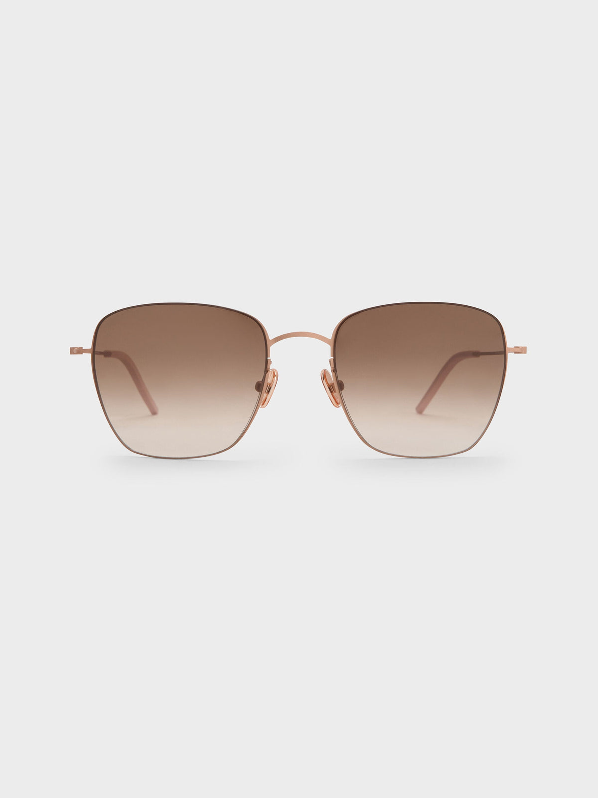 Miranda Square Sunglasses - Rose Gold | CHARLES & KEITH