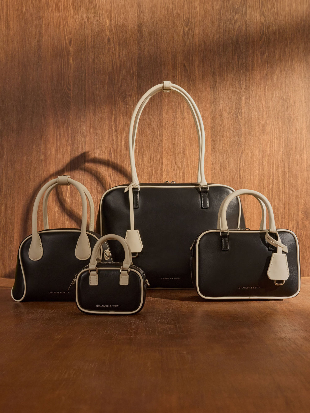 Nelly Two-Tone Bowling Bag - Multi | CHARLES & KEITH