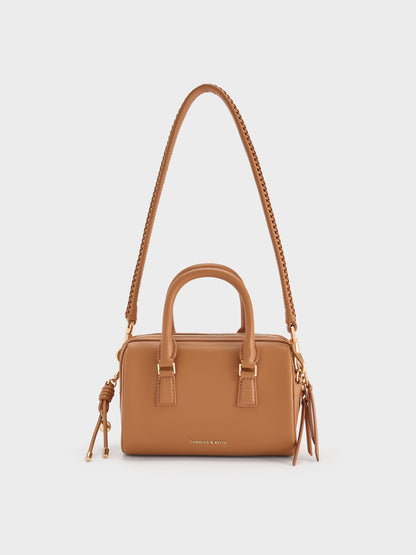 Everleigh Bowling Bag - Russet Brown | CHARLES & KEITH