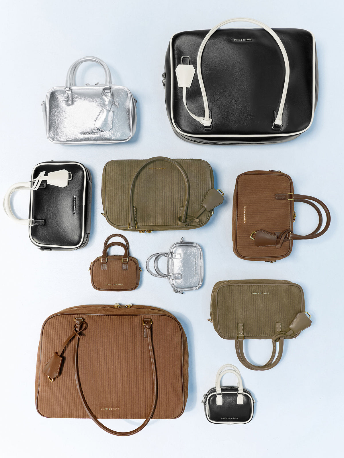 Mini Sianna Two-Tone Bowling Bag - Multi | CHARLES & KEITH