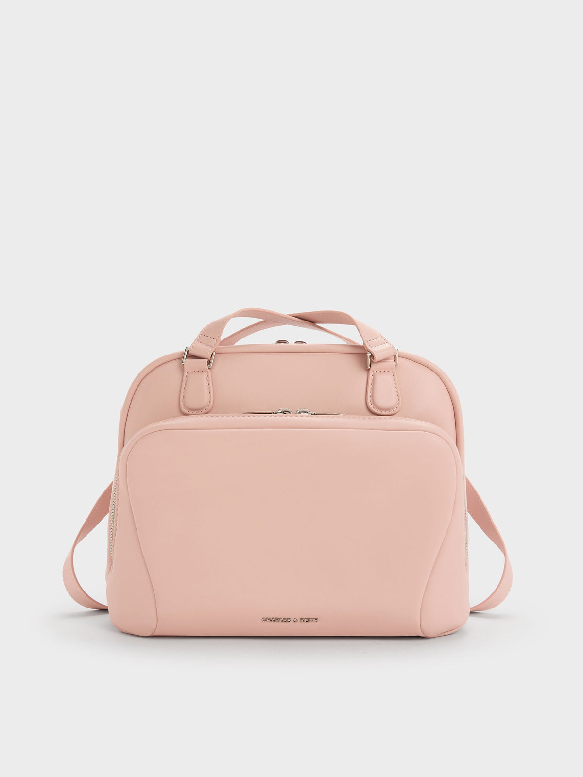 Nelly Boxy Backpack - Light Pink | CHARLES & KEITH